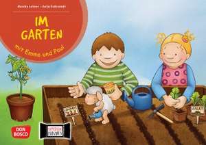 Im Garten mit Emma und Paul. Kamishibai Bildkartenset de Monika Lehner