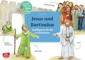 Jesus und Bartimäus de Petra Lefin