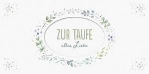 Zur Taufe alles Liebe de Silvia Habermeier