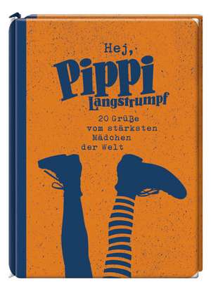 Hej, Pippi Langstrumpf! 20 Postkarten de Astrid Lindgren