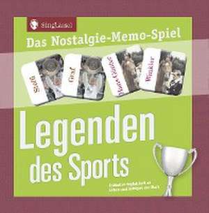 Legenden des Sports - Das Memo-Spiel für Senioren de SingLiesel Verlag