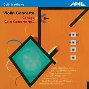 Violin Concerto/Cello Concerto 2 de Josefowicz/Knussen/BBC SO/Royal Concertgebouw Orch