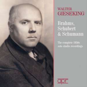 The 1950s solo studio recordings de Walter Gieseking