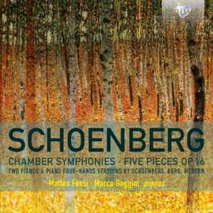 Chamber Symphonies/Five Pieces op.16 de Matteo/Gaggini Fossi