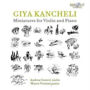 Miniatures For Violin & Piano de Andrea Cortesi