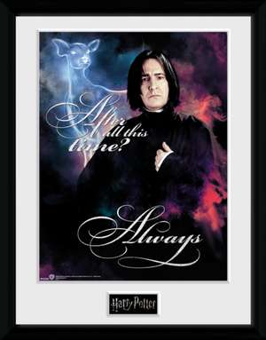 HARRY POTTER - Framed print "Snape Always" x2