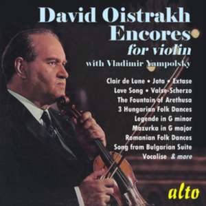 David Oistrakh: Encores de Vladimir Yampolsky