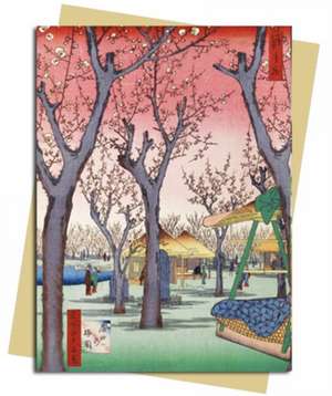 Hiroshige: Plum Garden Greeting Card: Pack of 6