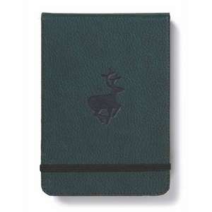 Dingbats A6+ Wildlife Green Deer Reporter Notebook - Plain