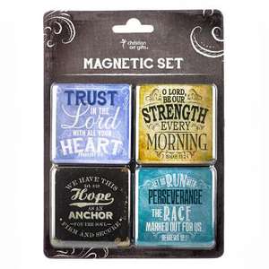 Magnetic Set - Canvas Design - 4-Pack