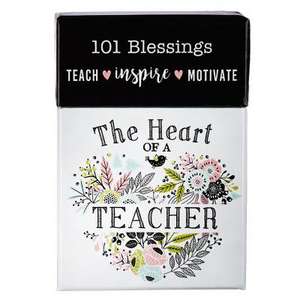 Box of Blessings Heart of a Teacher de Christian Art Gifts