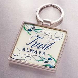 Keyring Metal Trust Always de Christian Art Gifts