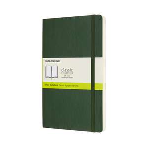 Moleskine Large Plain Softcover Notebook: Myrtle Green de Moleskine