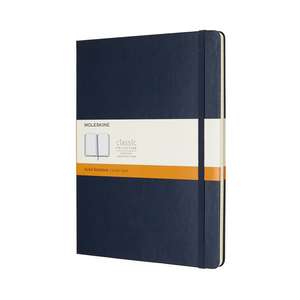 Moleskine Sapphire Blue Extra Large Ruled Notebook Hard de Moleskine