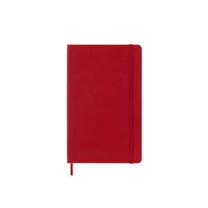 Moleskine 2024 18-Month Weekly Large Hardcover Notebook: Scarlet Red de Moleskine