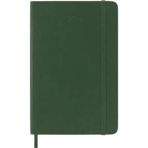 Moleskine 2024 12-Month Daily Pocket Softcover Notebook: Myrtle Green de Moleskine