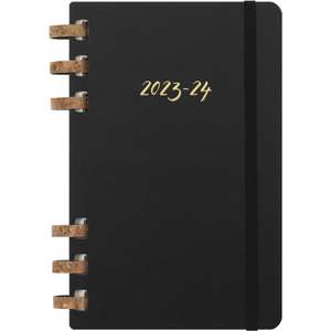 Moleskine 2024 12-Month Large Student Life Spiral Planner: Black Epalon de Moleskine