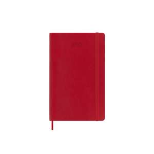 Moleskine 2025 12-Month Weekly Large Softcover Notebook: Scarlet Red de Moleskine