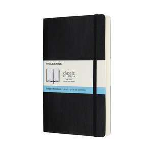 Moleskine Expanded Large Dotted Softcover Notebook: Black de Moleskine