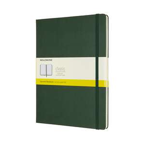 Moleskine Extra Large Squared Hardcover Notebook: Myrtle Green de Moleskine