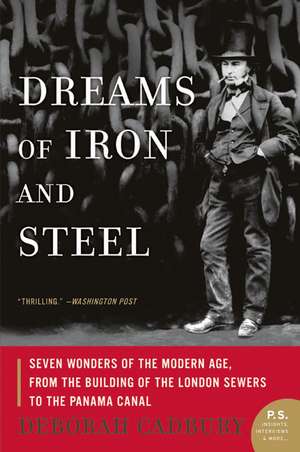 Dreams of Iron and Steel: Seven Wonders of the Modern Age, from the Building of the London Sewers to the Panama Canal de Deborah Cadbury