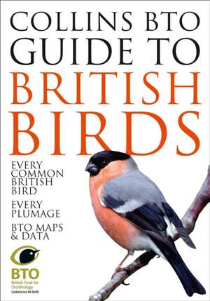 Collins BTO Guide to British Birds de Paul Sterry