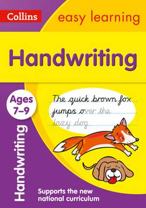 EASY LEARN HNDWRI AGE 7-9 de Collins Easy Learning