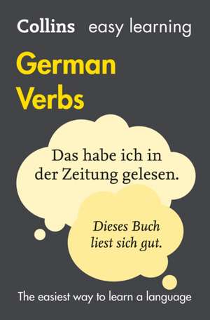 Easy Learning German Verbs de Collins Dictionaries