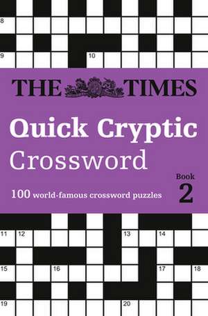 TIMES QUICK CRYPTIC XWORD BK 2 de The Times Mind Games