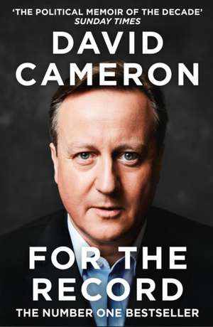 For the Record de David Cameron