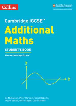 Cambridge Igcse(r) Additional Maths Student Book de Collins Uk