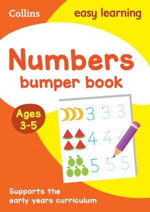 Collins Easy Learning Preschool - Numbers Bumper Book Ages 3-5 de Collins Easy Learning