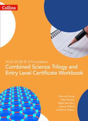 AQA GCSE 9-1 Foundation: Combined Science Trilogy and Entry Level Certificate Workbook de Alan Denton