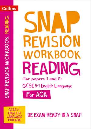 AQA GCSE 9-1 English Language Reading (Papers 1 & 2) Workbook de Collins Gcse