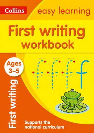 First Writing Workbook Ages 3-5 de Collins Easy Learning