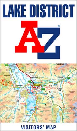 Lake District A-Z Visitors' Map de A-Z Maps