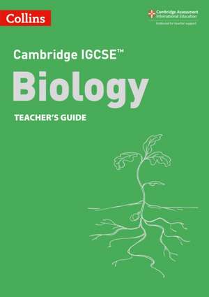 Collins Cambridge Igcse(tm) - Cambridge Igcse(tm) Biology Teacher's Guide de Sue Kearsey