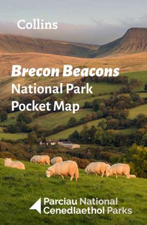 Brecon Beacons National Park Pocket Map de Collins Maps