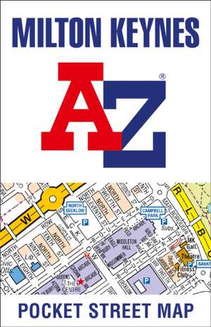 Milton Keynes A-Z Pocket Street Map de A-Z Maps