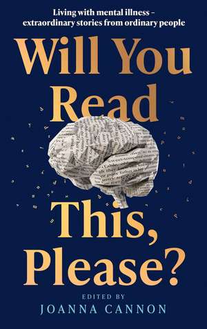 WILL YOU READ THIS PLEASE HB de Joanna Cannon