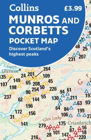 Munros and Corbetts Pocket Map de Collins Maps