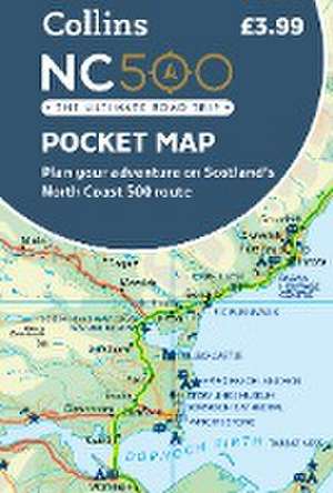 NC500 Pocket Map de Collins Maps