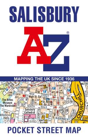 Salisbury A-Z Pocket Street Map de A-Z Maps