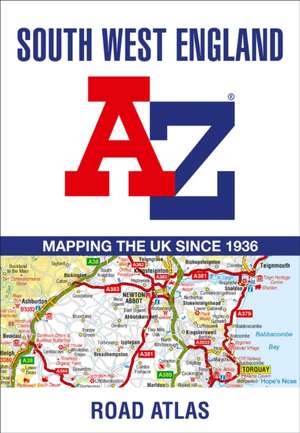 South West England A-Z Road Atlas de A-Z Maps