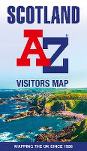 Scotland A-Z Visitors Map de A-Z Maps