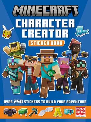 Minecraft Character Creator Sticker Book de Mojang AB