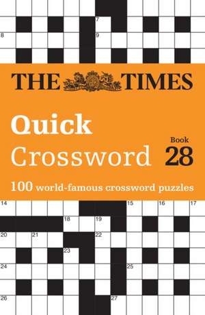 The Times Quick Crossword Book 28 de The Times Mind Games