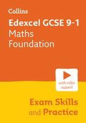 Collins GCSE Science 9-1 -- Edexcel GCSE 9-1 Maths Foundation Exam Skills Workboo de Collins Gcse