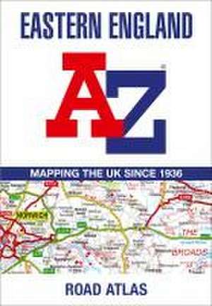 Eastern England A-Z Road Atlas de A-Z Maps