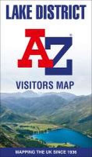 Lake District A-Z Visitors Map de A-Z Maps